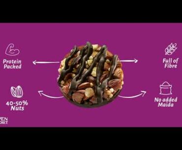 Open Secret - Healthy Choco Almond Cookies with Nuts (Immunity Booster) & Chocolate