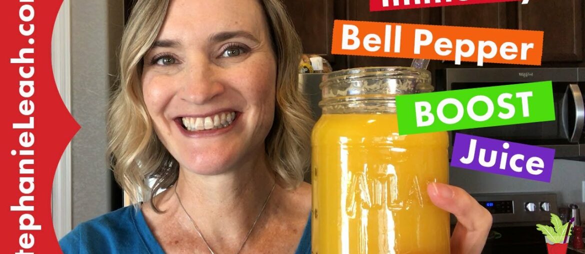 Juices for Immunity : Bell Pepper BOOST Juice Recipe