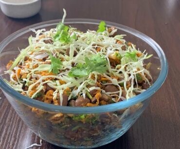 Peanut Chaat Recipe / Evening Snacks / How To Make Chaat Recipe /Vitamin Hunter