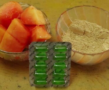 MULTANI MITTI FACE PACK For Instant Fairness Skin | Papaya Vitamin E Capsule Beauty Tips to Get Fair