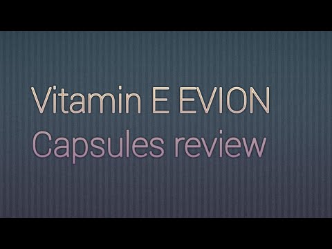 Vitamin E EVION Capsules review