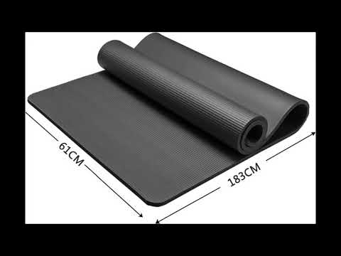 Huaf Yoga Mat Extra Thick Exercise Yoga Mat