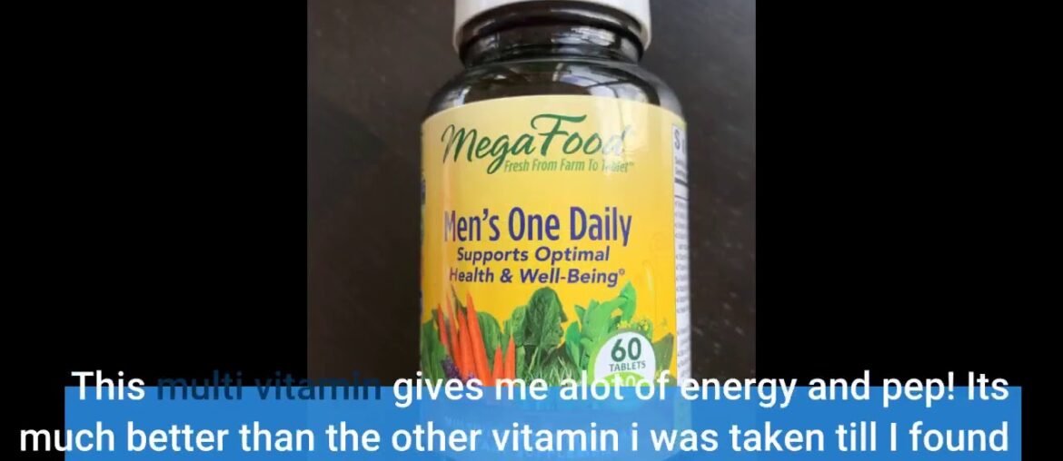 MegaFood, Men's One Daily, Daily Multivitamin and Mineral Dietary Supplement with Vitamins B, D...