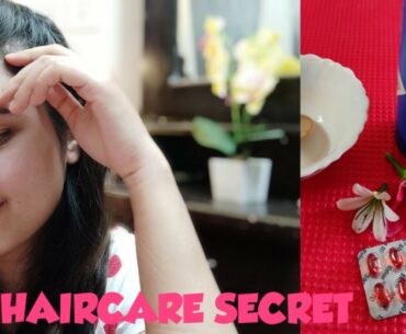 Hair fall treatment with vitamin E capsule || Home remedy for frizzy hair