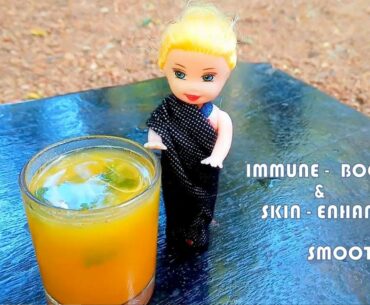 Immune Boosting & Skin Enhancing Tulsi Orange Smoothie