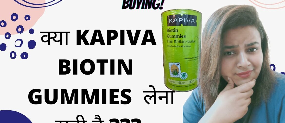 kapiva biotin || Biotin Supplements || Hairfall || Skin || Nails