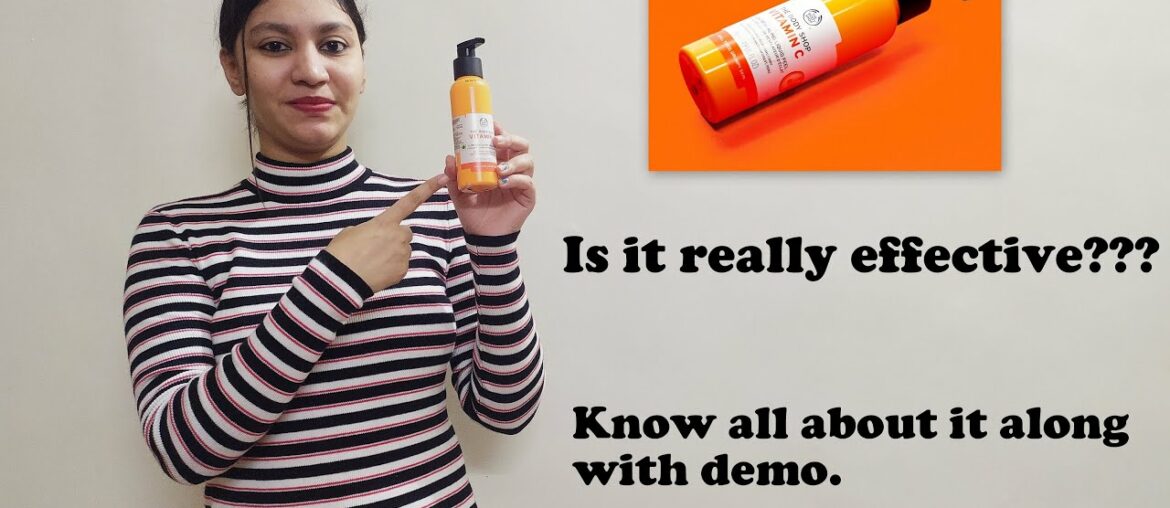 Shocking Results || Honest Review || The Body Shop Vitamin C Glow Revealing Liquid Peel.