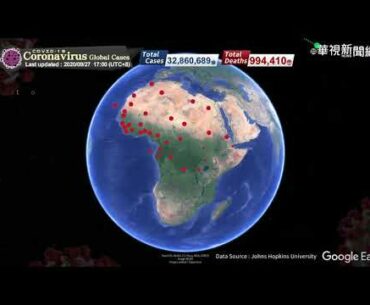 COVID-19 Coronavirus global cases / Update Time 2020/09/27 17:00 (UTC+8)