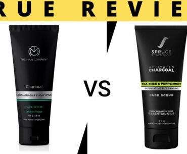 THE MAN COMPANY VS SPRUCE FACE SCRUB | TRUE REIVEW | BIG FIT |