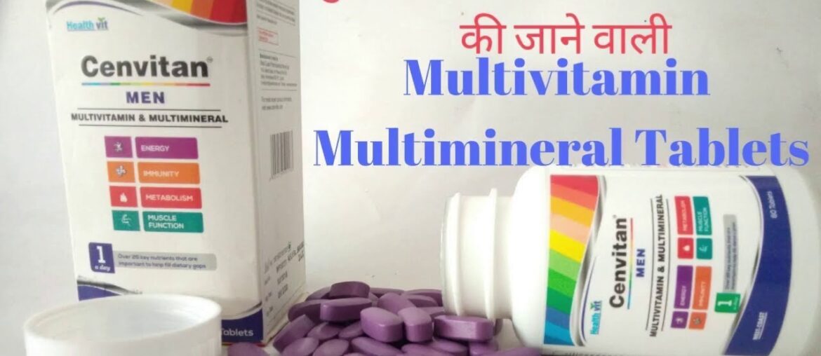HealthvitCenvitan Men Multivitamin &Multimineral with 26 Nutrients (Vitamins and Minerals )
