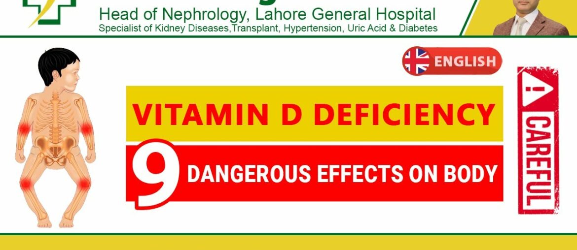 Vitamin D deficiency || 9 Dangerous Effects on Body - [English]