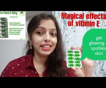 Vitamin E oil for skin & hair treatment||Get beautiful, spotless & glowing skin
