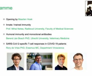 Webinar COVID 19 and Immunity