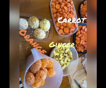 #Health #fitness #juice ORANGE CARROT GINGER