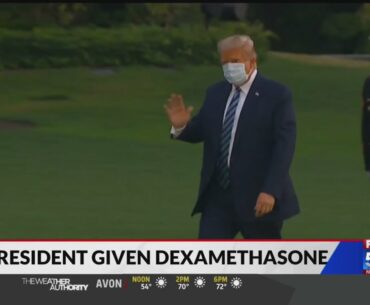 President Trump given dexamethasone as part of coronavirus treatment
