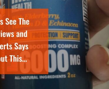 Let's See The Reviews and Experts Says About This Immune Defense Echinacea Elderberry Vitamin D...