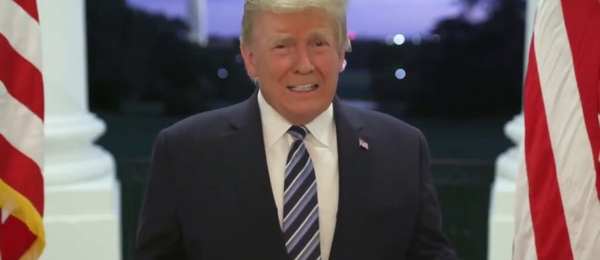 President Trump Speaks About Coronavirus From The White House! "Maybe I'm Immune