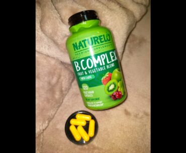 NATURELO B Complex - Whole Food - with Vitamin B6, Folate, B12, Biotin - Vegan - Vegetarian - B...