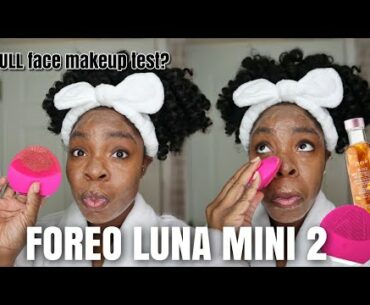 Does the FOREO LUNA MINI 2 on Remove a FULL Face of Makeup? + Review | TAM KAM