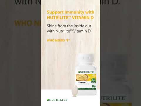 Support Immunity with Nutrilite Vitamin D