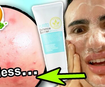 I tried PURITO Defence Barrier PH Cleanser for ONE WEEK!! (she is useless yall)