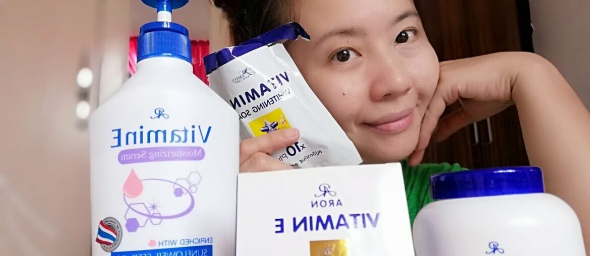 VITAMIN E Skin Care Products / Thailand made / Product Review / Frances Joy