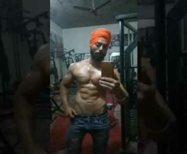 ABS Muscle Clear shredded body Navdeep maan