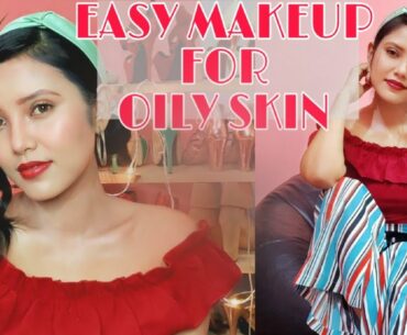 EASY MAKEUP TRICKS FOR OILY/ COMBINATION SKIN | PUNG LANG LANGBA MAKEUP AVOID TOUSE | MONSOON MAKEUP