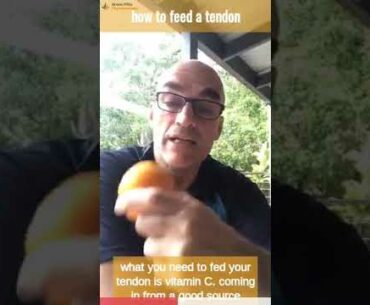 Tendon strength,  collagen and vitamin c supplementation