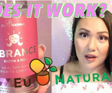 Eu Natural "Vibrance" Hair Growth Vitamins Supplement | My First Impression Review