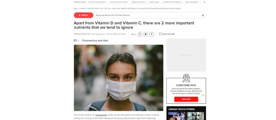 Apart From Vitamin D And Vitamin C, There Are Two More Important Nutrients That We Tend To Ignore