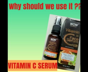 Wow Vitamin C Serum for face // Chaukas Life