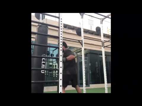 #boxing    Shadow boxing