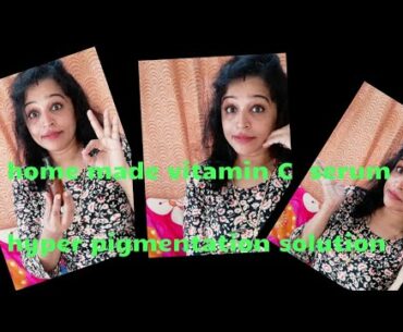 ||home made vitamin c serum || velvet beauty by sangeethasuresh||anti aging solution ||