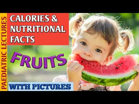 Healthy Eating - Fruits - Nutritional Facts