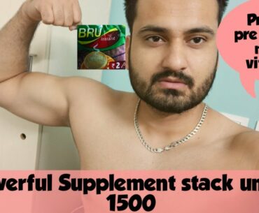 Supplement stack under 1500 | All Protein, Preworkout, multivitamin