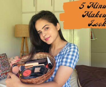 QUICK AND EASY 5 MINUTE MAKEUP TUTORIAL | BASIC MAKEUP | PALAK SINDHWANI