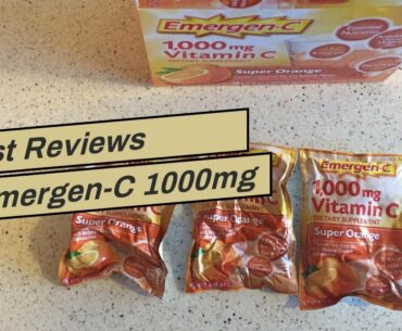 Best Reviews Emergen-C 1000mg Vitamin C Powder, with Antioxidants, B Vitamins and Electrolytes,...