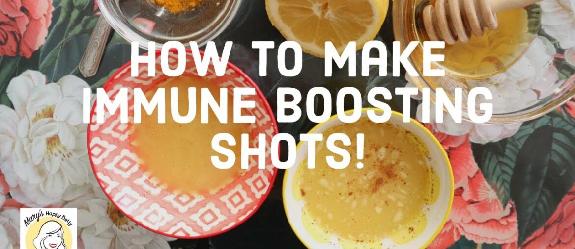 How to make immune-boosting shots! (2 recipes using ginger!)
