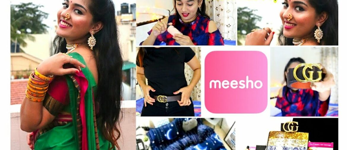 *UNDER 500* Meesho Try-On Haul | Makeup/Home Decor/Skincare/Tops/Accessories Haul| Meesho Haul