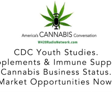 S2.E27. CDC Youth Studies. Supplements & Immunity. Cannabis Business. Market Opportunities Now.