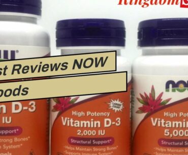 Best Reviews NOW Foods Supplements, Vitamin D-3 2,000 IU, High Potency, Structural Support, 240...