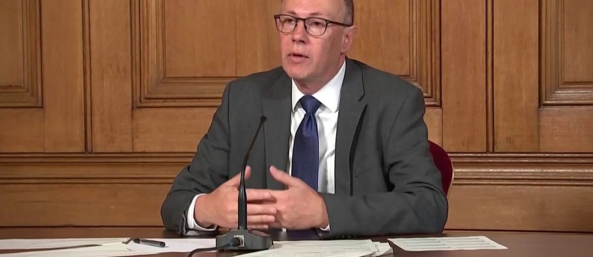 COVID-19 data briefing by UK Senior Health Official