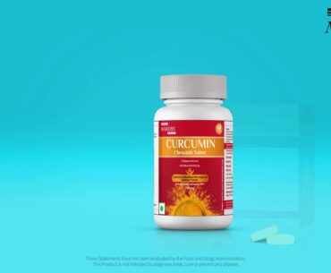 Makers Curcumin with Vitamin C Chewable Tablets | Healthy Skin & Immunity Booster| Men, Women & Kids
