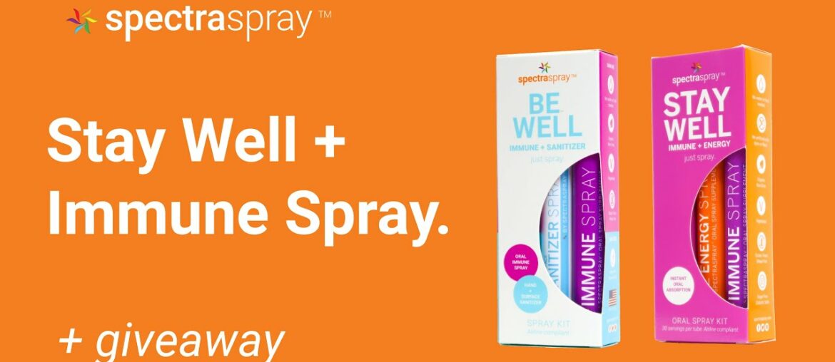 How to Boost Your Immune System with Spray Vitamins |  Immune Health + giveaway