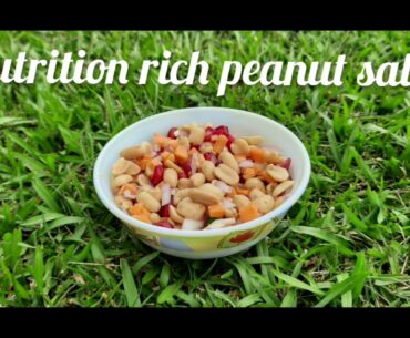 NUTRITION RICH PEANUT SALAD|Healthy and easy recipe|inovacebymegh