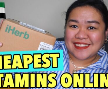 CHEAPEST VITAMINS ONLINE (iHERB UNBOXING & HAUL) || IRISH (DUBAI)