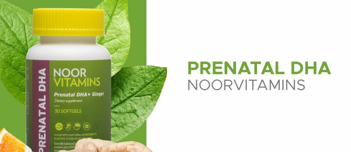 Prenatal Supplements with DHA & Ginger - Noor Vitamins