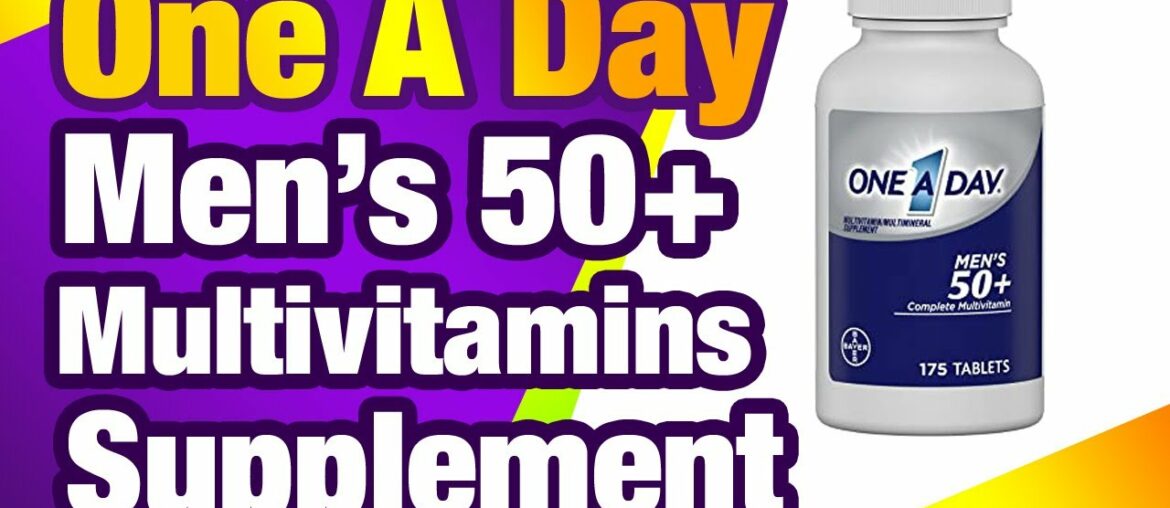 One A Day Men’s 50+ Multivitamins, Supplement  with Vitamin A, Vitamin C, Vitamin D, Vitami