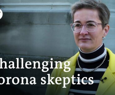 A COVID-19 survivor versus corona skeptics | DW Documentary